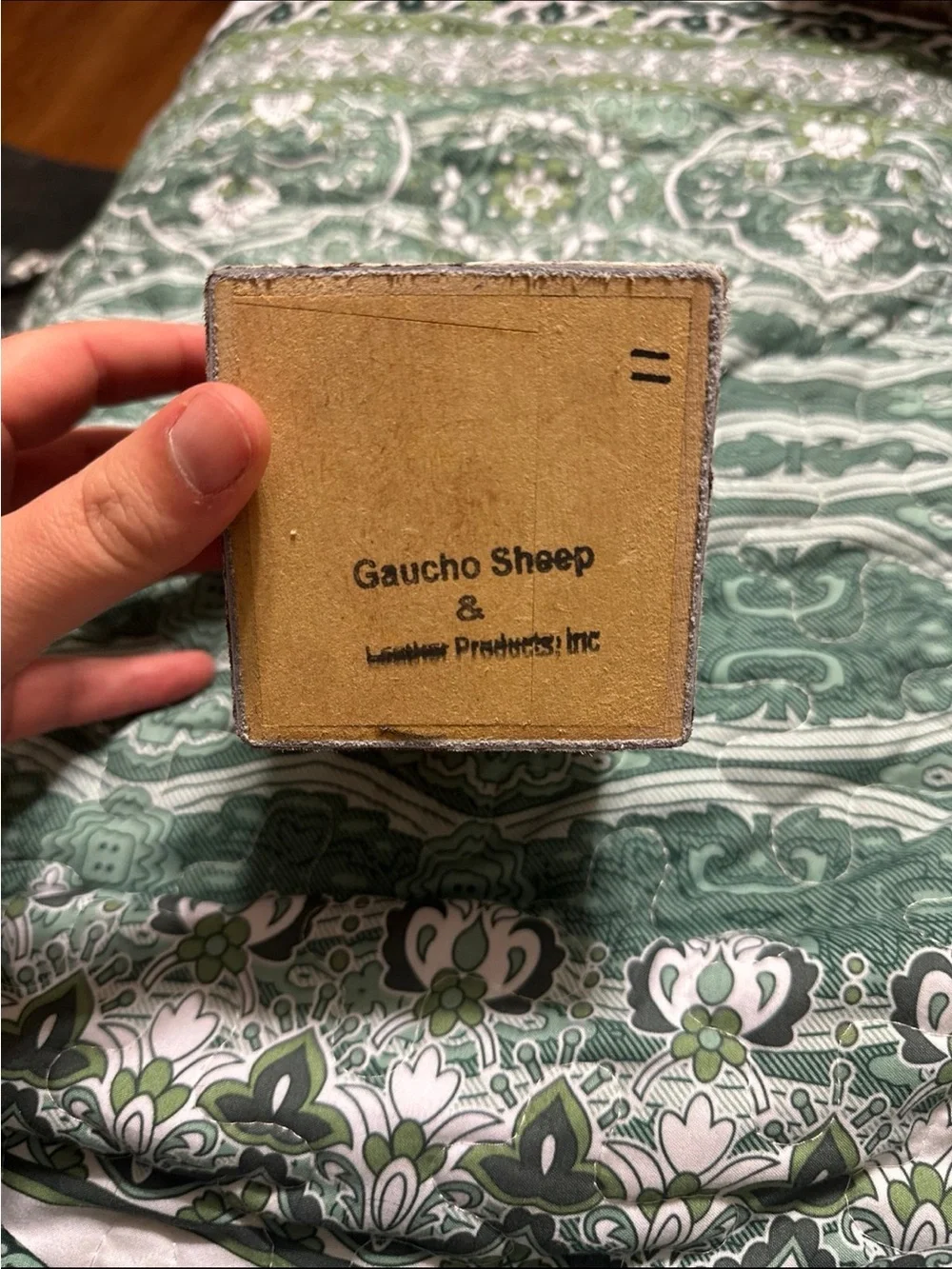 New cowhide pen/pencil holder